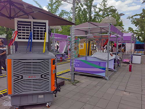 移動(dòng)冷風(fēng)機(jī)解鎖戶(hù)外燒烤店的夏夜清涼